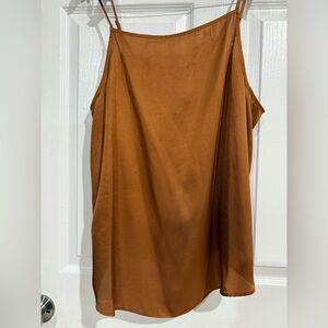 Ann Taylor Shimmering Tan Blouse